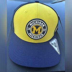 Michigan Yellow and Blue Cap